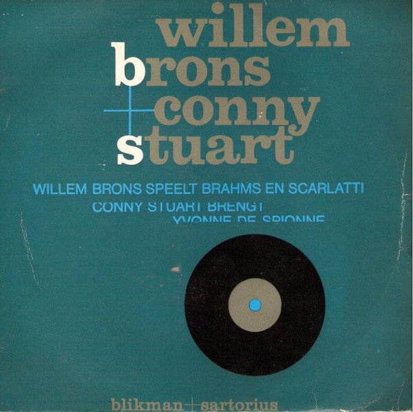 Willem Brons + Conny Stuart : Speelt Brahms En Scarlatti / Yvonne De Spionne (7", Single, 3-P)