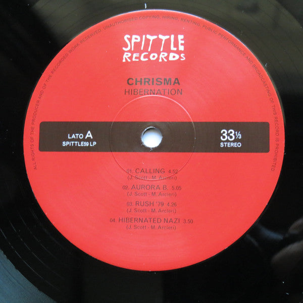 Chrisma (2) : Hibernation (LP, Album, RE)