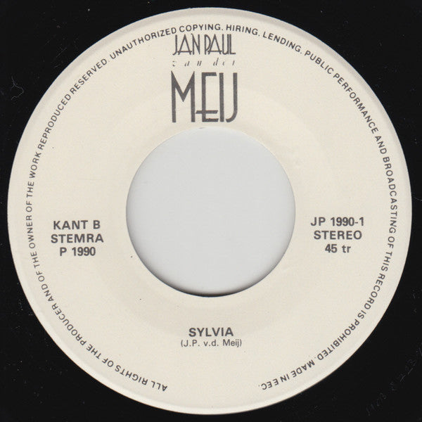 Jan-Paul van der Meij : De Tijd (7", Single)