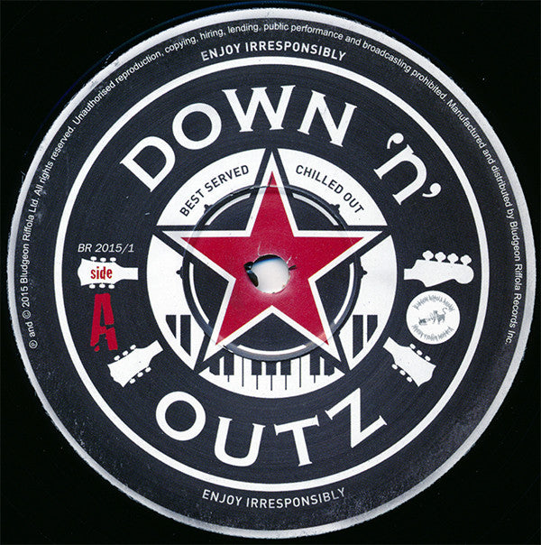 Joe Elliott's Down 'N' Outz : Down 'N' Outz EP (12", EP, Ltd)