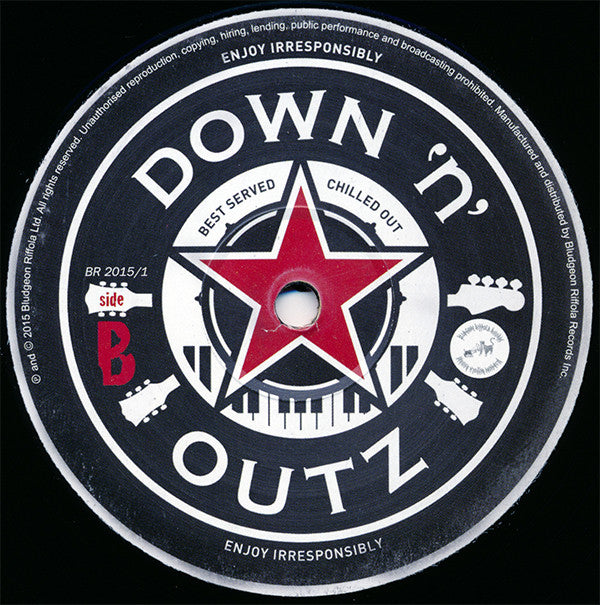 Joe Elliott's Down 'N' Outz : Down 'N' Outz EP (12", EP, Ltd)