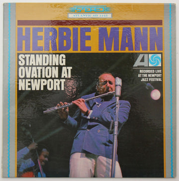 Herbie Mann : Standing Ovation At Newport (LP, Album, RP)