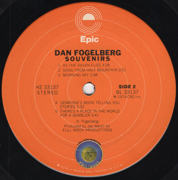 Dan Fogelberg : Souvenirs (LP, Album, Ter)