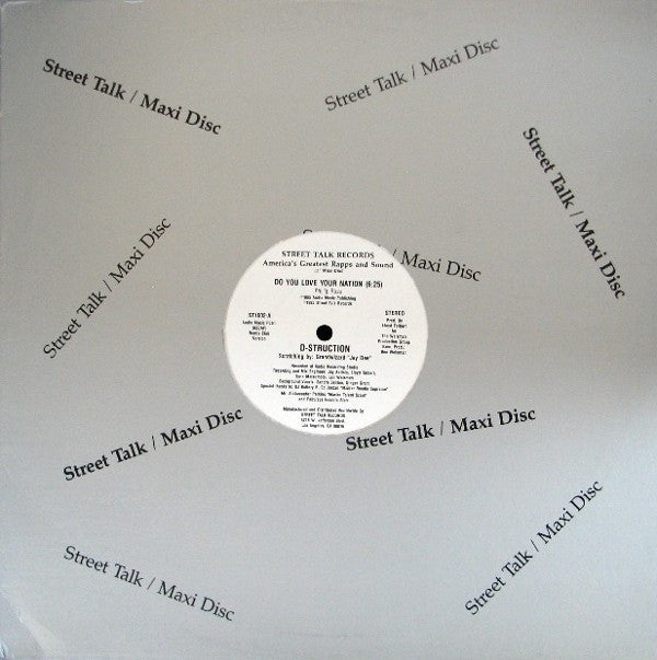D-Struction : Do You Love Your Nation (12", Maxi)