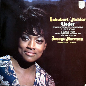 Franz Schubert • Gustav Mahler / Jessye Norman • Irwin Gage : Lieder • Songs (LP)