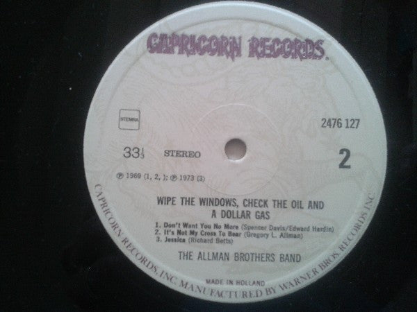The Allman Brothers Band : Wipe The Windows, Check The Oil, Dollar Gas (2xLP, Album, RE)