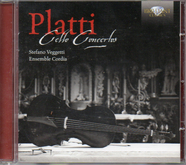 Giovanni Benedetto Platti, Stefano Veggetti, Ensemble Cordia : Cello Concertos (CD)