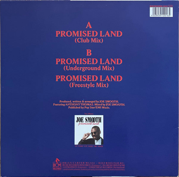 Joe Smooth : Promised Land (12", RS )