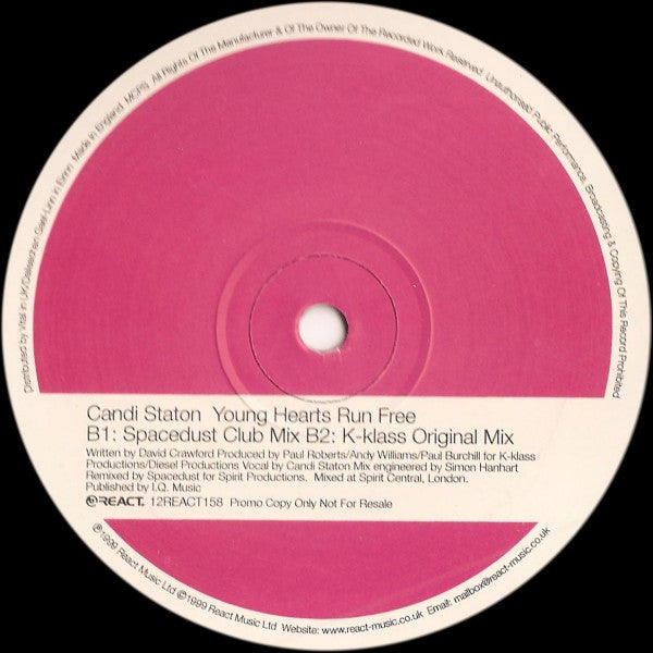Candi Staton : Young Hearts Run Free (2x12", Promo)