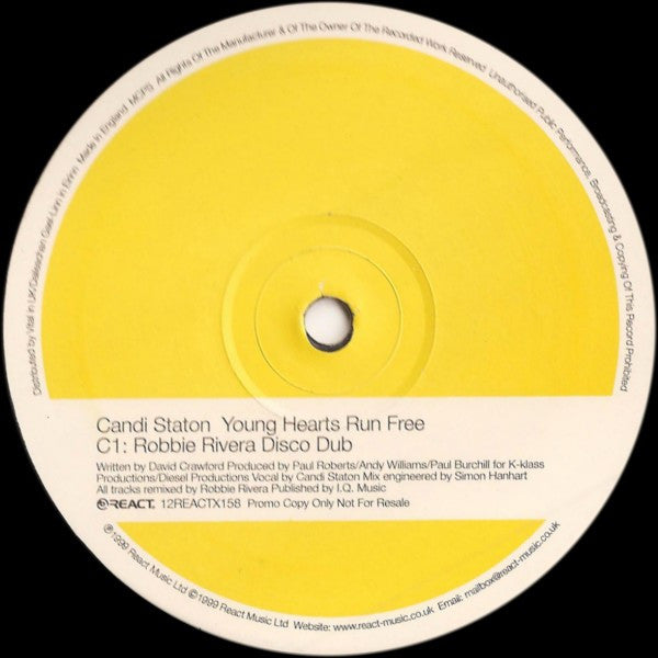 Candi Staton : Young Hearts Run Free (2x12", Promo)