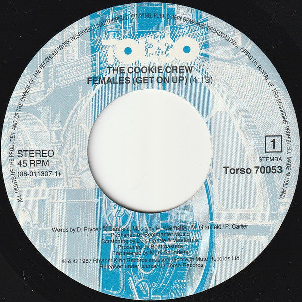 The Cookie Crew : Females (7", Single)