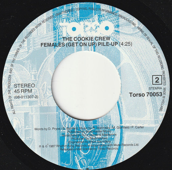 The Cookie Crew : Females (7", Single)