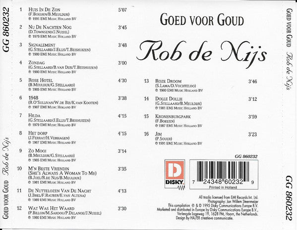 Rob de Nijs : Goed Voor Goud (CD, Comp)