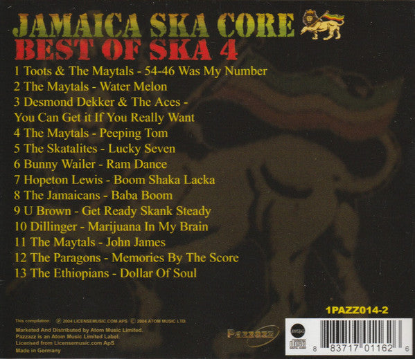 Various : Jamaica Ska Core (Best Of Ska 4) (CD, Comp)