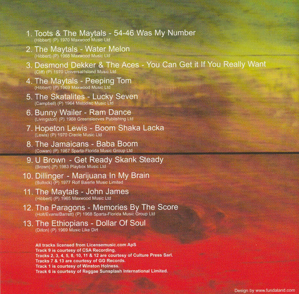 Various : Jamaica Ska Core (Best Of Ska 4) (CD, Comp)