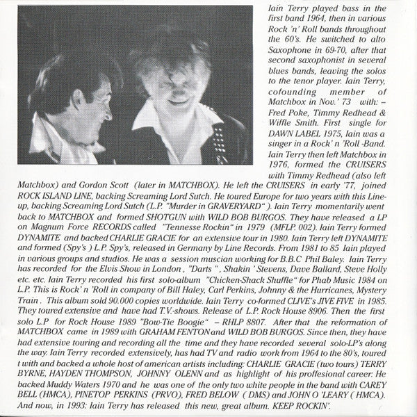 Iain Terry : Rock 'Til Midnite (CD, Album, RE)