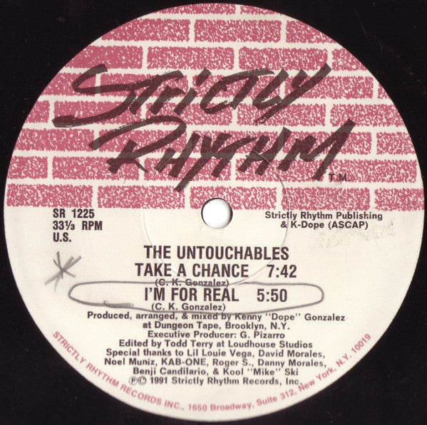 The Untouchables : Take A Chance (12")