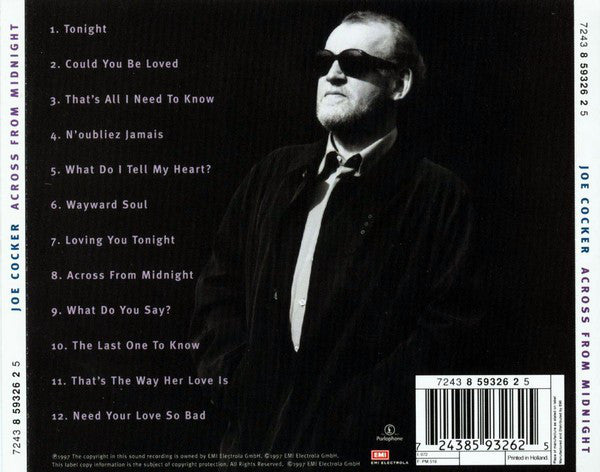 Joe Cocker : Across From Midnight (CD, Album)