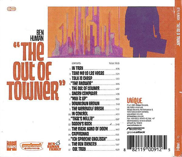 Ben Human : The Out Of Towner (CD, Album)