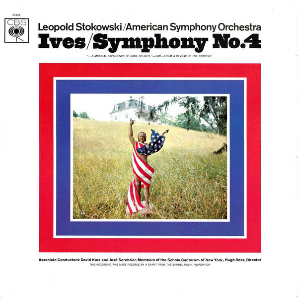 Charles Ives, Leopold Stokowski / The American Symphony Orchestra : Symphony No. 4 (LP)