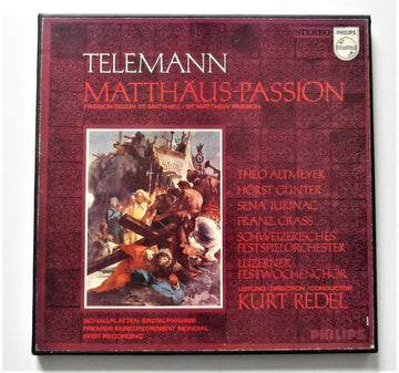 Georg Philipp Telemann : Matthäus-Passion (2xLP, Album + Box)