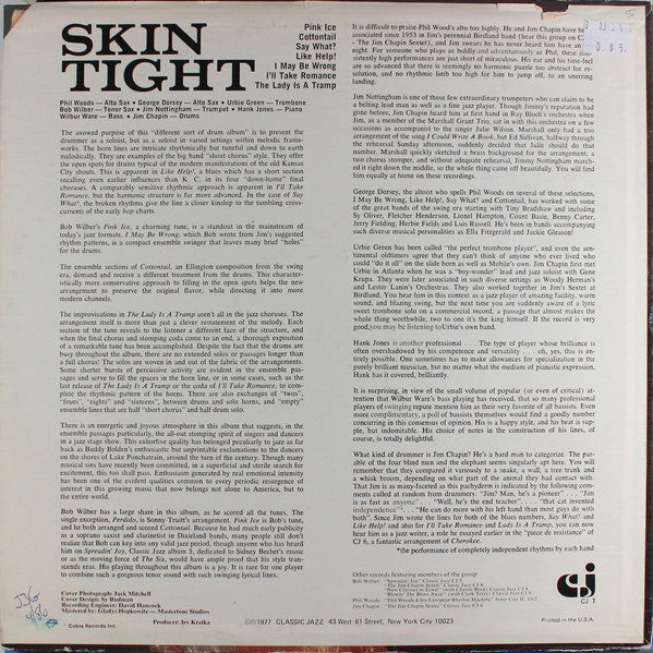 Jim Chapin : Profile Of A Jazz Drummer: Skin Tight (LP)