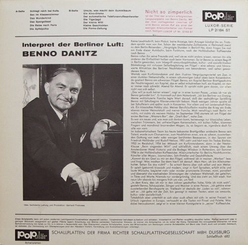 Benno Danitz : Benno's Vögelgezwitscher (LP, Album)