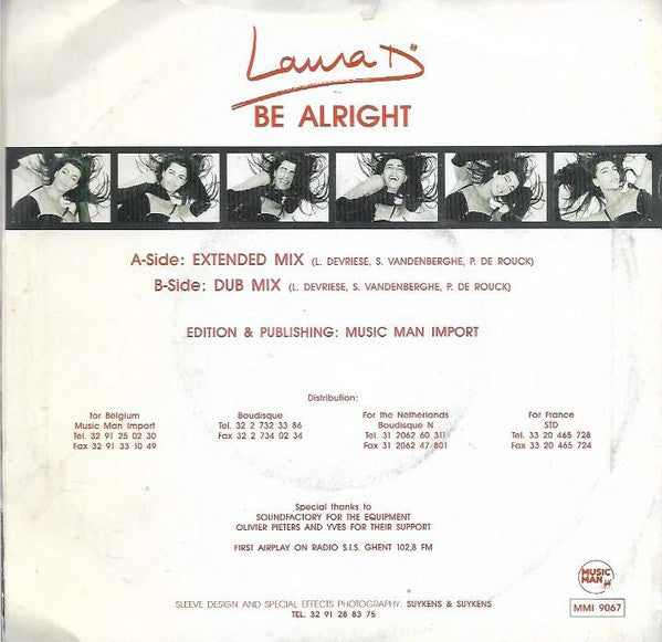 Laura D. : Be Alright (7")