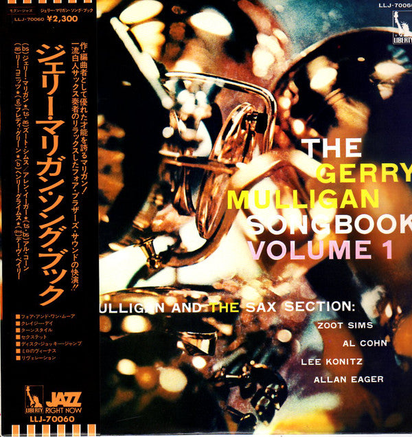 Gerry Mulligan And The Sax Section : The Gerry Mulligan Songbook Volume 1 (LP, Album, Mono, RE)