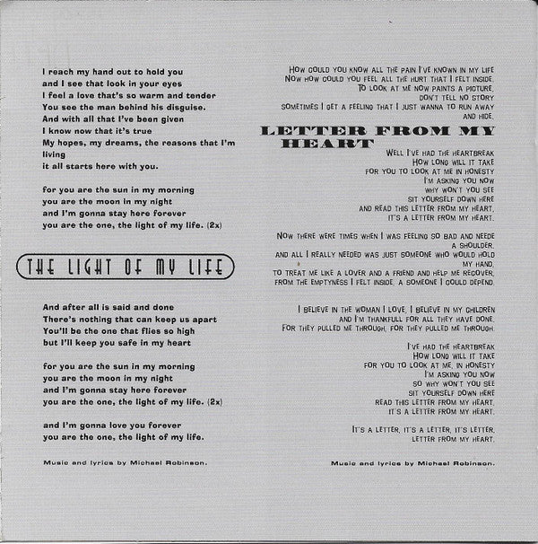 Michael Robinson (10) : Table For One (CD, Album)