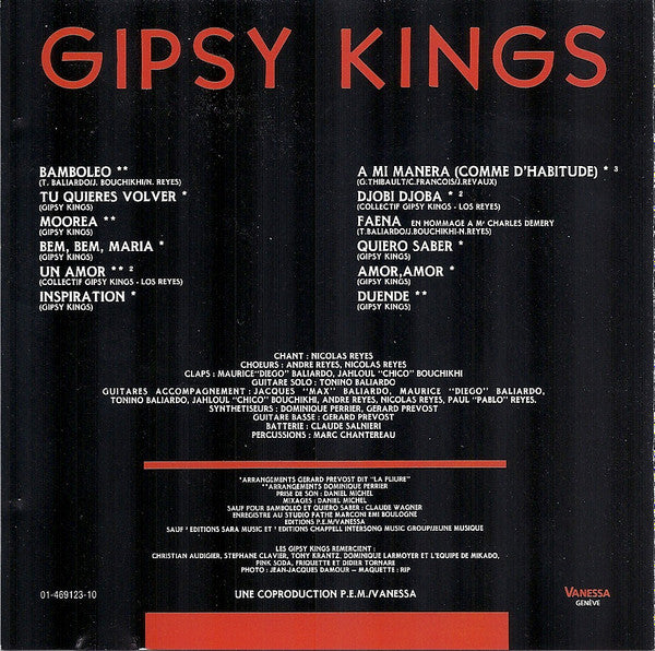 Gipsy Kings : Gipsy Kings (CD, Album, RE)