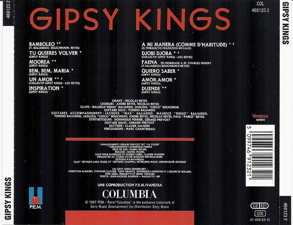 Gipsy Kings : Gipsy Kings (CD, Album, RE)