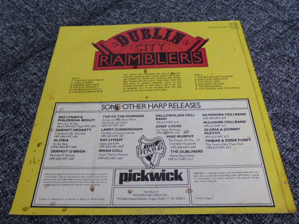 Dublin City Ramblers : Dublin City Ramblers (LP, Album, RE)