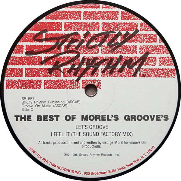 George Morel : The Best Of Morel's Grooves (2x12", Comp)