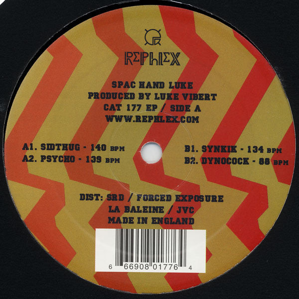 Spac Hand Luke : Sidthug (12", EP)