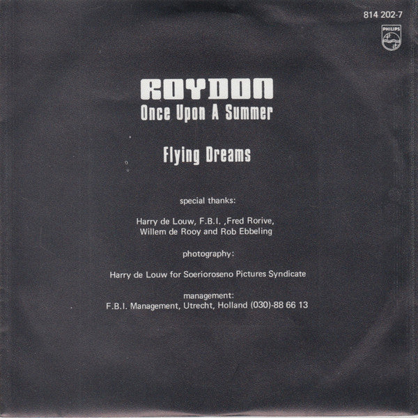 Roydon : Once Upon A Summer (7", Single)