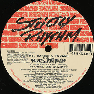 Barbara Tucker featuring Darryl D'Bonneau : Stop Playing With My Mind (2x12")