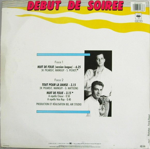 Début De Soirée : Nuit De Folie (12", Maxi)