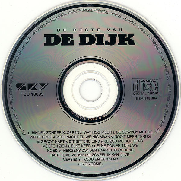 De Dijk : De Beste Van De Dijk (CD, Album, RE)