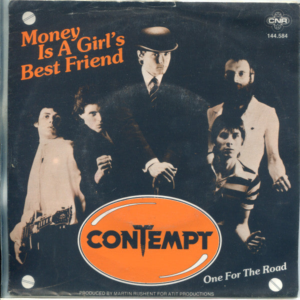 Contempt (2) : Money Is A Girl's Best Friend (7", Single)