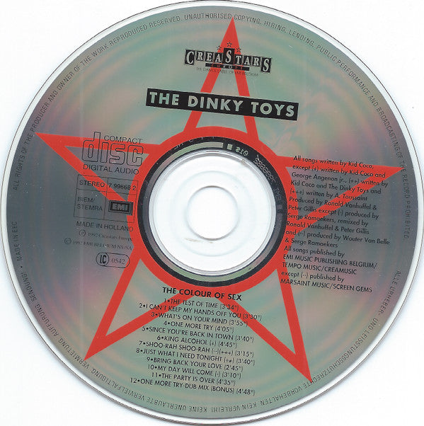The Dinky Toys : The Colour Of Sex (CD, Album)