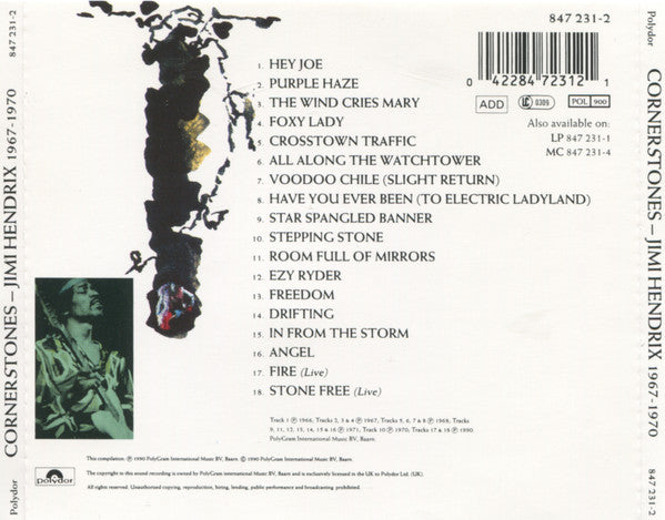 Jimi Hendrix : Cornerstones 1967 - 1970 (CD, Comp)