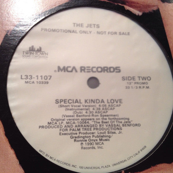 The Jets : Special Kinda Love (12", Promo)