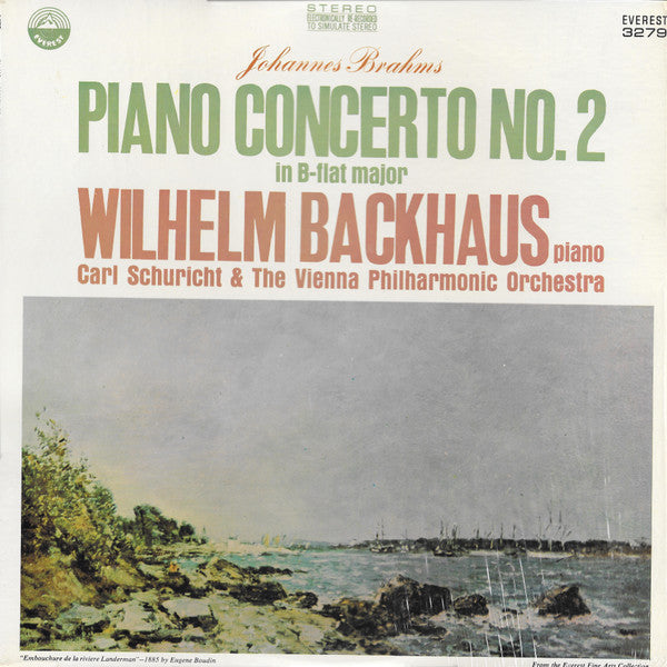 Johannes Brahms, Wilhelm Backhaus, Carl Schuricht & Wiener Philharmoniker : Piano Concerto No. 2 (LP, Album)