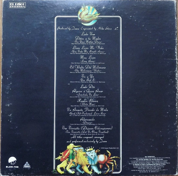 Queen : A Day At The Races (LP, Album, Gat)