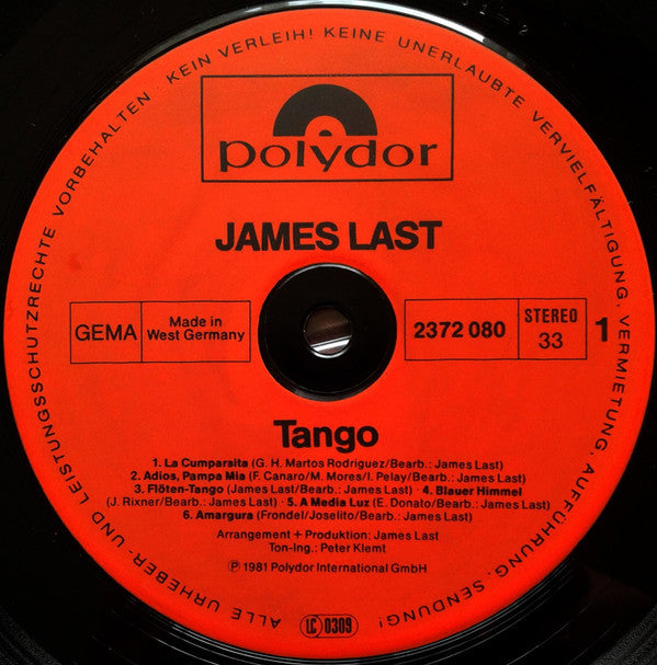 James Last : Tango (LP)