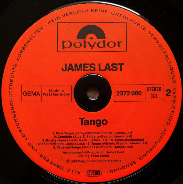 James Last : Tango (LP)