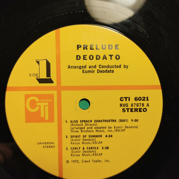 Deodato* : Prelude (LP, Album, All)