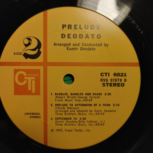Deodato* : Prelude (LP, Album, All)