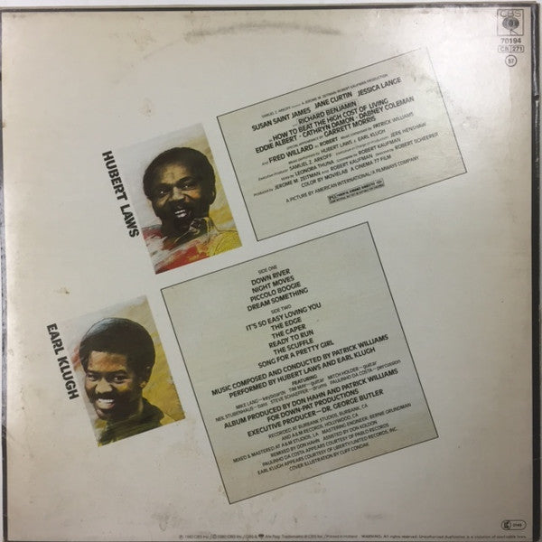 Hubert Laws And Earl Klugh : (Music From The Original Soundtrack) How To Beat The High Cost Of Living (LP, Album)